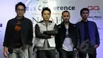 Grup band NOAH berfoto bersama usai menggelar jumpa pers di Hard Rock Cafe, Jakarta, Senin (16/3/2015). NOAH segera bertolak ke Amerika Serikat untuk menggelar tur konser bertajuk ‘US Tour 2015’ mulai 24 Maret 2015 mendatang. (Liputan6.com/Panji Diksana)