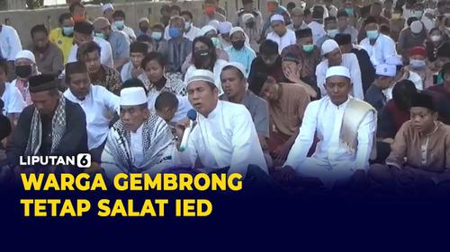 VIDEO: Korban Kebakaran Pasar Gembrong tetap Laksanakan Salat IED