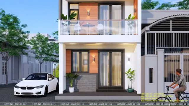 Rumah Minimalis 2 Lantai Type 36 Pojok Modern