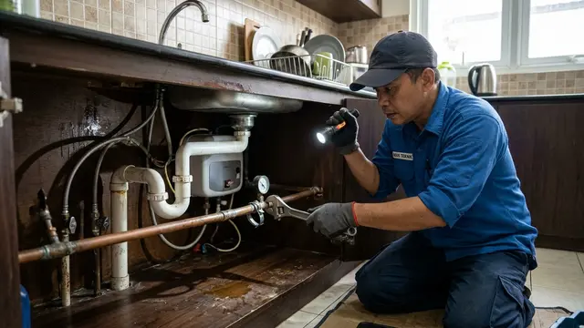 Penyebab Pipa Air di Dapur Mengeluarkan Suara Berisik (AI Generated)