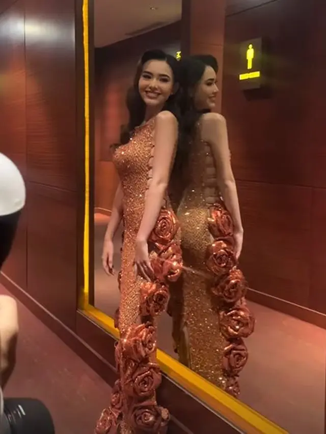 Potret Amanda Manopo di Gala Premiere Film Bila Esok Ibu Tiada, Tampil Memukau