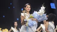 Finalis Sulawesi Utara, Audrey Vanessa, dimahkotai Miss Indonesia 2022. (dok. Instagram @missindonesia/https://www.instagram.com/p/CiiV6Q9PQ1K/)