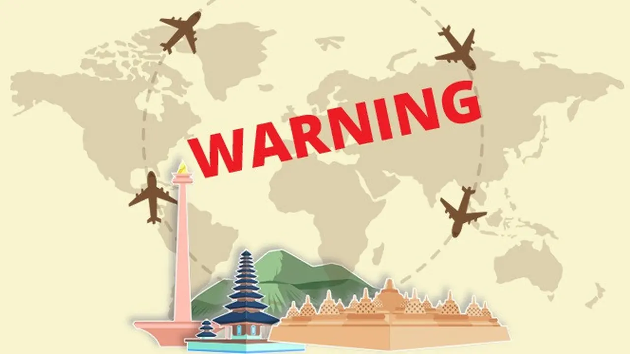 Banner Infografis Ramai-Ramai Larang Kunjungan ke Indonesia. (Liputan6.com/Trieyasni)