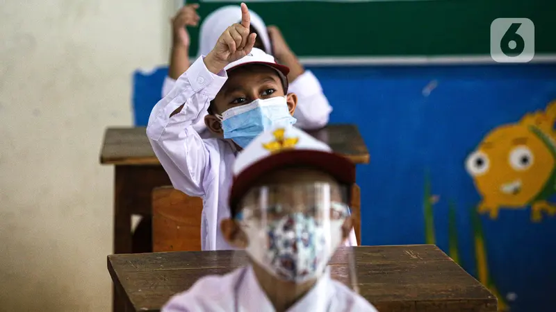 Uji Coba Pembelajaran Tatap Muka Terbatas di Jakarta