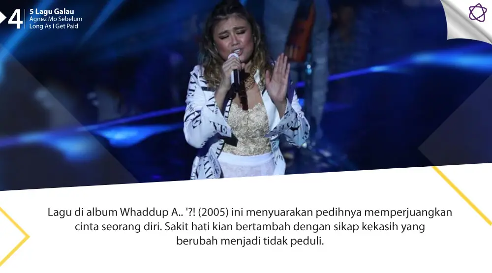 5 Lagu Galau Agnez Mo Sebelum Long As I Get Paid. (Foto: Nurwahyunan/Bintang.com, Desain: Nurman Abdul Hakim/Bintang.com)