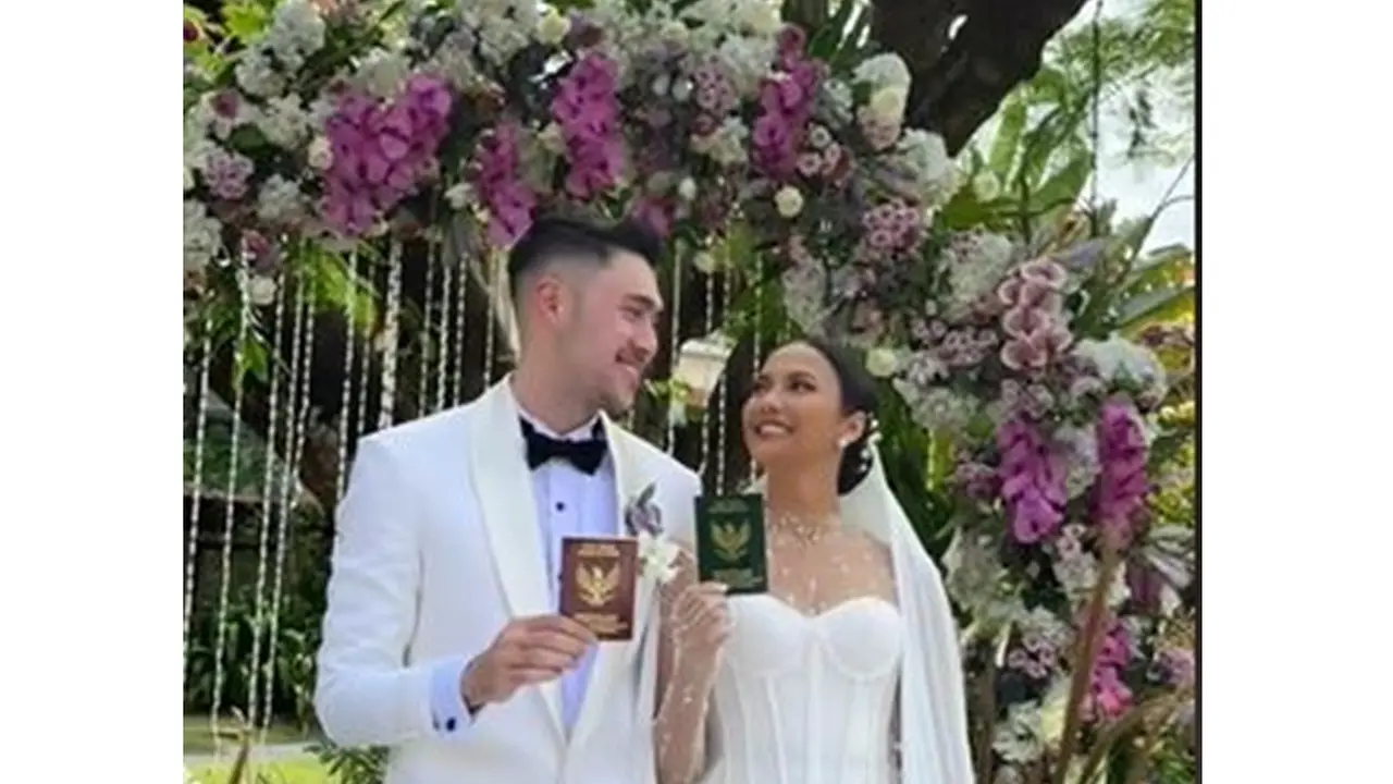 6 Momen Pernikahan Valerie Krasnadewi dan Shanon Justin yang Lebih Muda 7 Tahun