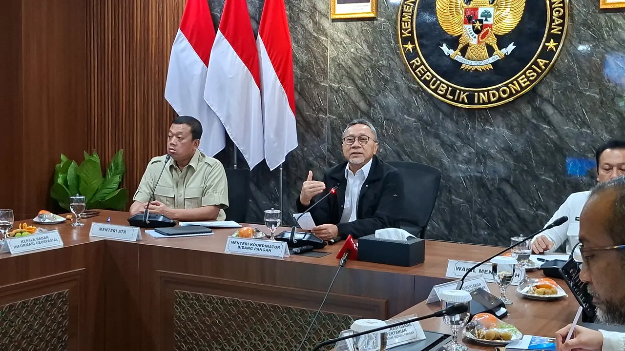 Menteri Koordinator Bidang Pangan, Zulkifli Hasan. (Foto: Liputan6.com/Arief RH)