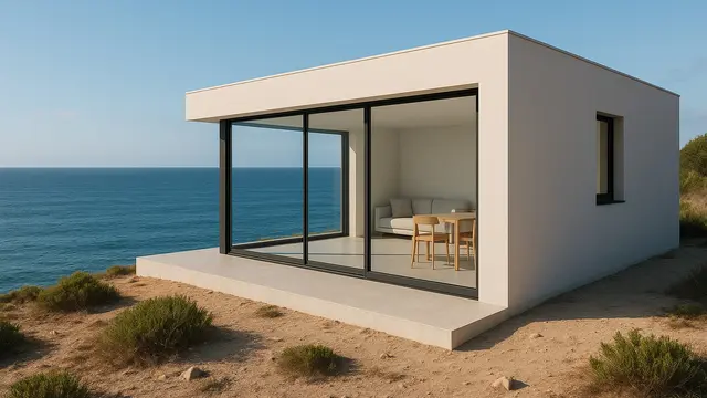 Rumah Sederhana di Pinggir Pantai