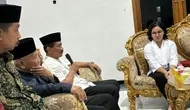 Calon Wali Kota Semarang yang diusung PDI Perjuangan, Agustina Wilujeng bersilaturahmi dengan para pengurus LDII untuk minta masukan dan nasihat. Foto: liputan6.com/edhie prayitno ige&nbsp;