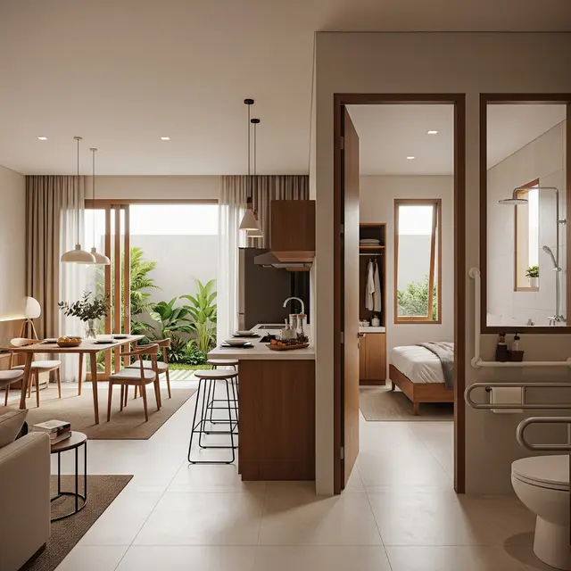 9 Model Rumah Lansia dengan Kamar Dekat Dapur dan Kamar Mandi, Kenyamanan Optimal