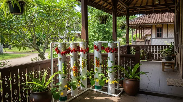 Cara Bikin Kebun Buah Mini Hidroponik di Teras Rumah Kampung, Ini 6 Panduannya