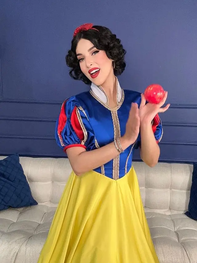 Potret Tasya Farasya Pemotretan Bareng Anak, Jadi Snow White