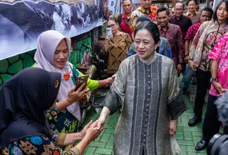 Puan Maharani Kunjungi Kampoeng Djadhoel Semarang (Foto: Nayla/Liputan6.com)