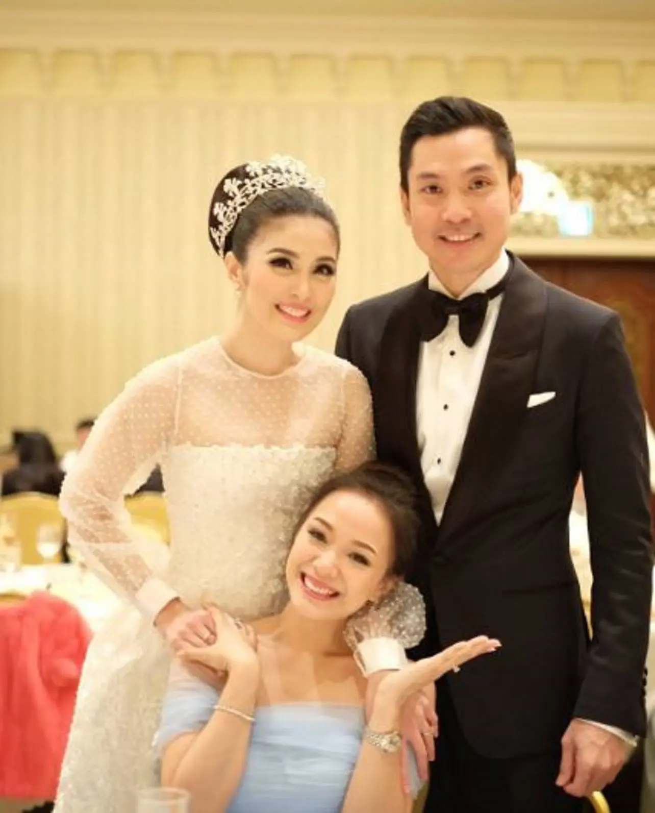 Yuanita Christiani foto bersama Sandra Dewi dan Harvey Moeis (Instagram/@yuanitachrist)