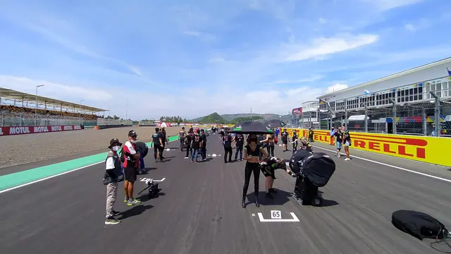 Starting grid sesi balapan superpole WSBK Mandalika 2022