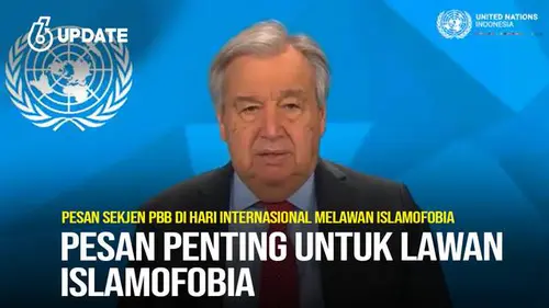 Sekjen PBB Antonio Guterres Kecam Islamofobia