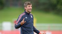 Penyerang Bayern Munchen, Thomas Muller. (AFP PHOTO / Christof Stache)