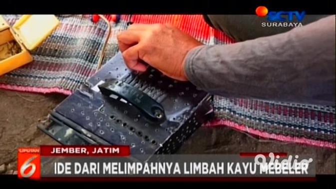 VIDEO Pemuda Asal Jember Sulap Limbah  Kayu Jadi Karya 