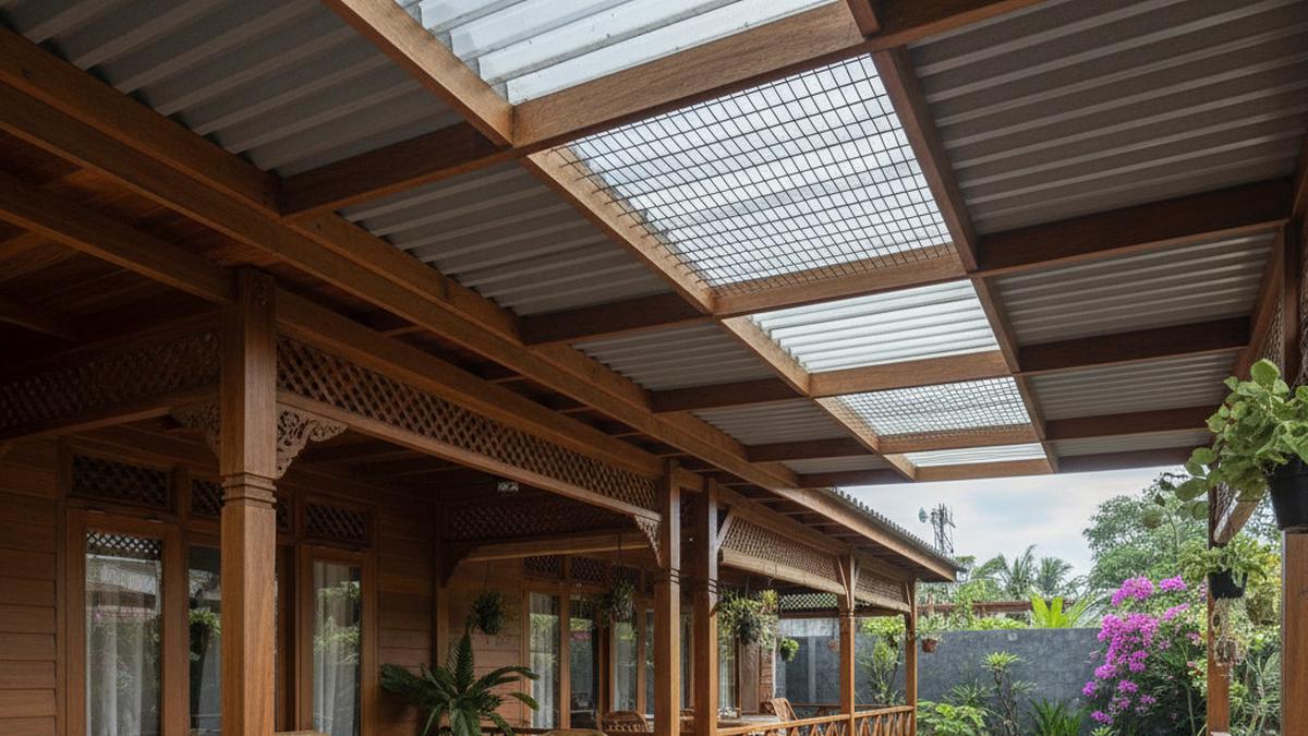 Teras Kayu dengan Atap Asbes? Ini 7 Model yang Cantik, Kuat, dan Fungsional!