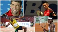 Atlet-atlet Hebat yang  berencana pensiun usia Olimpiade Rio de Janeiro. (Bola.com/Berbagai Sumber)