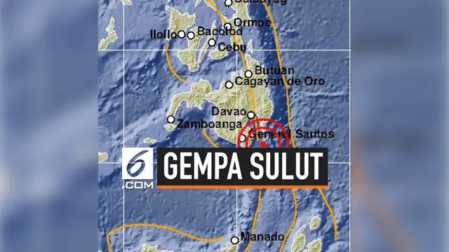 Gempa dengan magnitudo  5,1 mengguncang wilayah Sulawesi Utara. Gempa tidak menimbulkan potensi tsunami.
