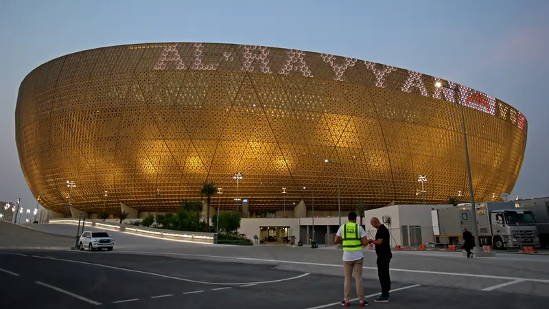Foto: Gelar Laga Uji Coba Resmi, Iconic Lusail Stadium sebagai Stadion Terbesar di Qatar Siap Gelar Piala Dunia 2022, Ini Profil Singkatnya