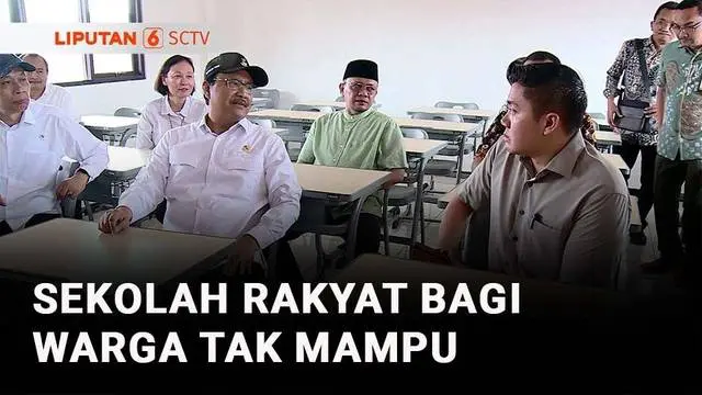 VIDEO: Sekolah Rakyat akan Dimulai Tahun Ini, Tersebar di 40 Lokasi Pulau Jawa