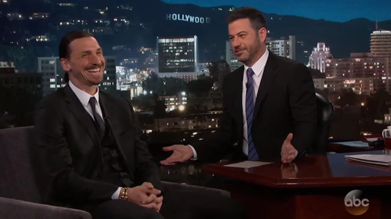 Zlatan Ibrahimovic (YouTube/ Jimmy Kimmel Live)