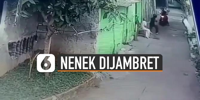 VIDEO: Viral Aksi Jambret Rampas Kalung Nenek-Nenek
