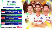 Siaran Langsung Men’s SEA V League 2024 di Vidio. (Sumber: dok. vidio.com)