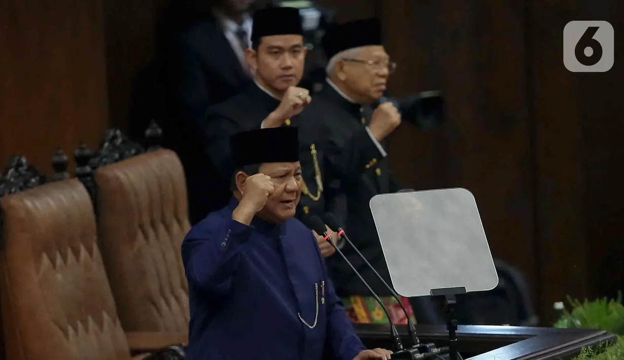 Menurut Prabowo Subianto, pemberantasan korupsi harus diiringi dengan perilaku petinggi negara. Para pejabat harus memberikan contoh yang baik kepada rakyat untuk tidak melakukan tindak pidana korupsi. (Liputan6.com/Herman Zakharia)