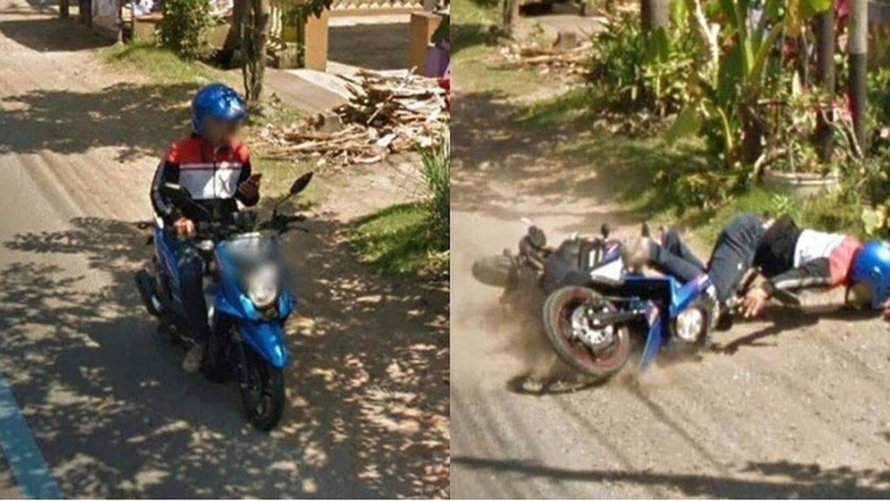 7 Momen Apes Terekam Google Street View, Bikin Ngakak