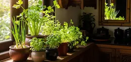 Apakah Bumbu Dapur Bisa Ditanam di Dalam Rumah? Ini 7 Cara Praktis agar Tetap Subur dan Tumbuh Baik (Foto: Gemini AI)