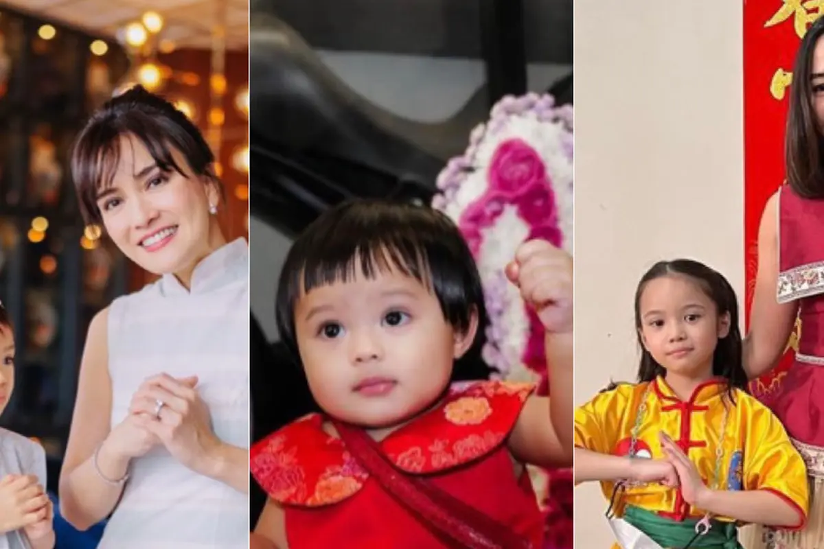 Tampilan Menggemaskan Anak Artis Rayakan Imlek