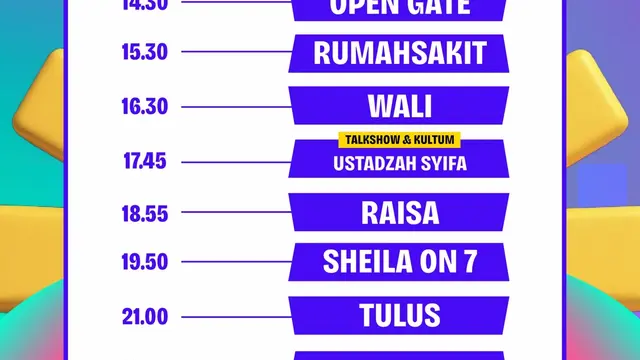 Rundown Day 1 KLBB Festival 2026