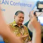 Menteri Koordinator Bidang Perekonomian Airlangga Hartarto saat menyampaikan sambutan dalam UOB Gateway to ASEAN Conference 2023 di Jakarta, Rabu (11/10 2023). (Dok Kemenko Perekonomian)