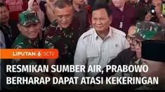 Menteri Pertahanan, Prabowo Subianto meresmikan lima titik sumber air bersih di Kuningan, Jawa Barat. Calon Presiden nomor urut 2 ini berharap, peresmian ini dapat membantu masalah kekeringan yang kerap menghinggapi warga Kuningan setiap datang musim...