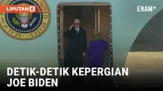 Donald Trump Dilantik, Joe Biden Pulang Naik Pesawat Khusus