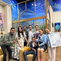 Potret Tukul Arwana saat diundang di salah satu acara TV (Sumber: Instagram/zhovan_arwana)