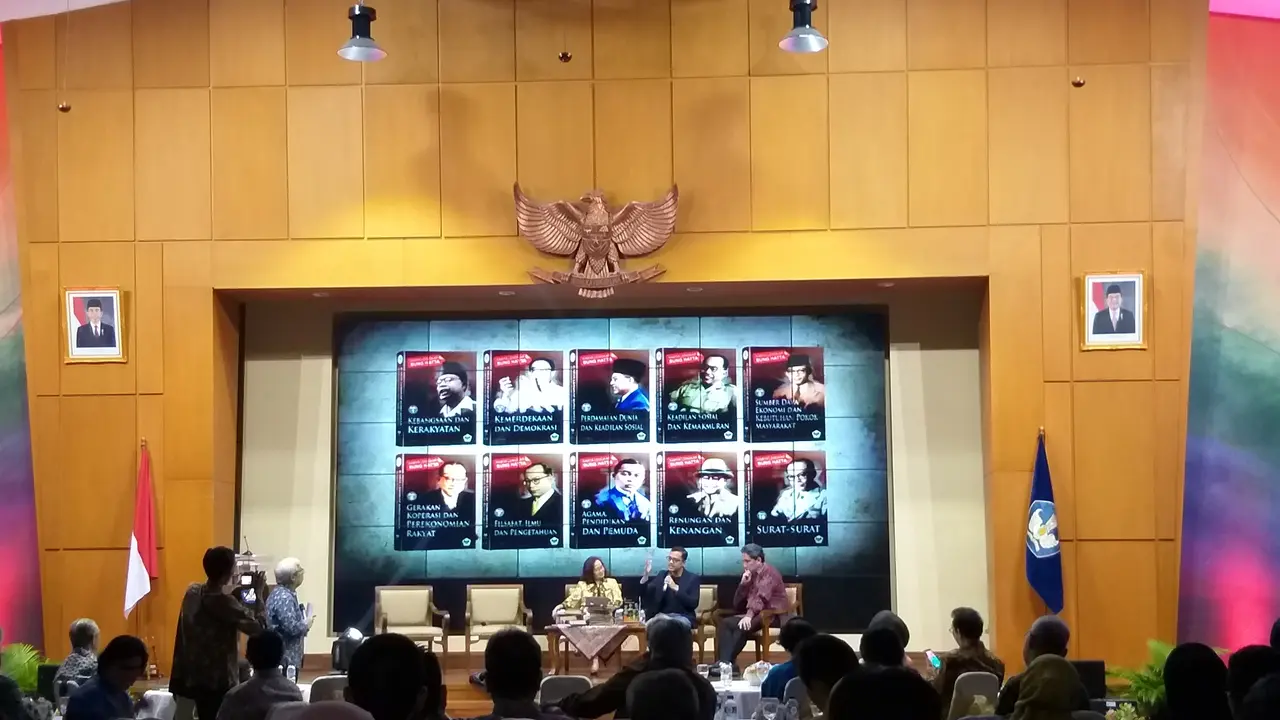 Peluncuran 10 seri buku dari 800 karya tulis Bung Hatta.