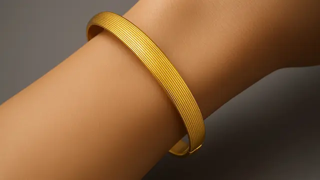 8 Model Gelang Emas 24 Karat 10 Gram Yang Lagi Tren, Mewah Tapi Simpel Untuk Sehari-Hari