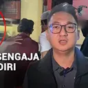 Viral, Pria Sengaja Tabrakkan Diri ke Mobil