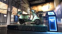 Vespa Batik dipamerkan di Museum Batik Indonesia. (Piaggio Indonesia)