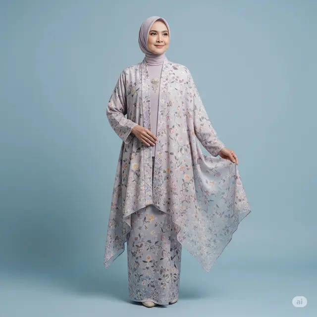 8 Outfit Gamis Ibu-Ibu untuk Jalan-Jalan yang Nyaman dan Stylish 2025