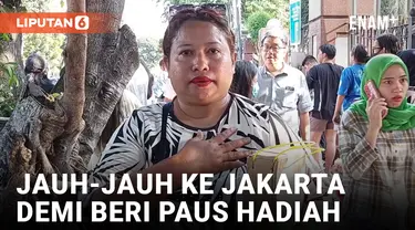 Warga Maluku Datang ke Jakarta Demi Berikan Oleh-oleh untuk Paus Fransiskus