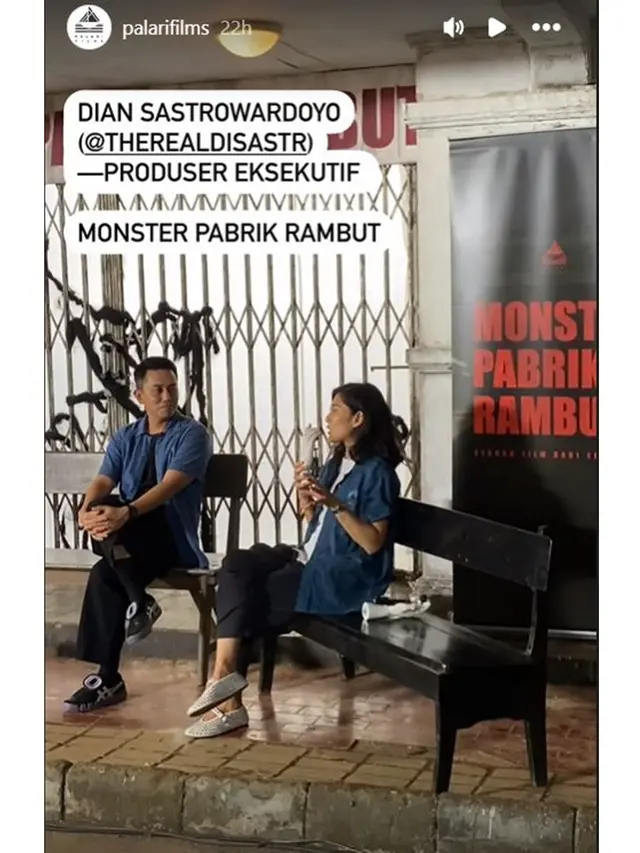 6 Potret Dian Sastrowardoyo Jadi Produser Eksekutif Film Monster Pabrik Rambut