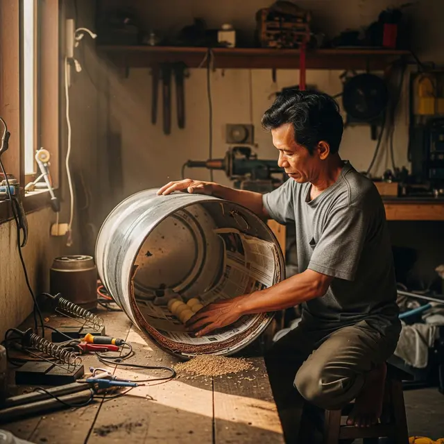 Cara Membuat Tempat Penetasan Anak Ayam dari Drum Bekas