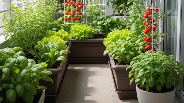 Cara Membuat Kebun Sayur Mini di Balkon