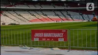 Erick Thohir Sebut Lapangan GBK Rusak, Begini Kondisinya: Rumput Bergaris, Botak, dan Menguning