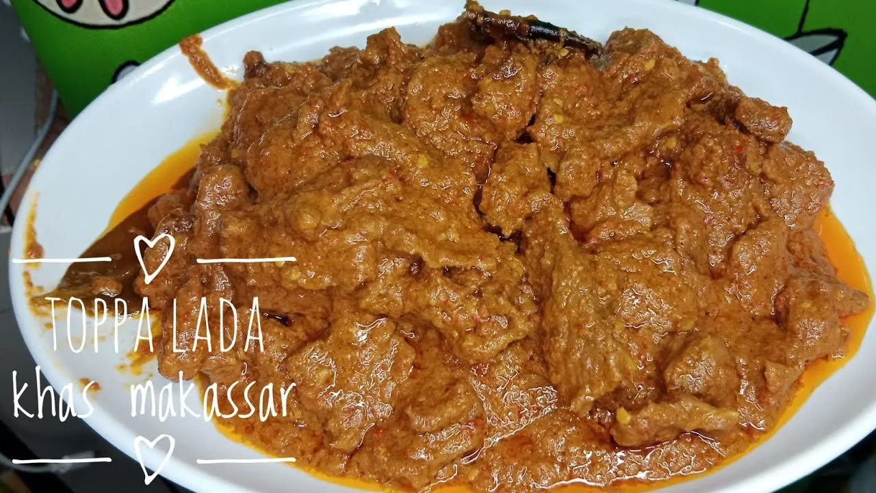 Resep Toppa Lada Makassar Tanpa Santan